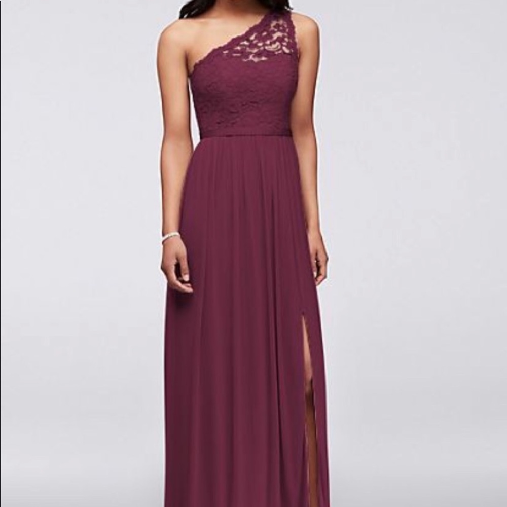 David’s bridal bridesmaid dress
